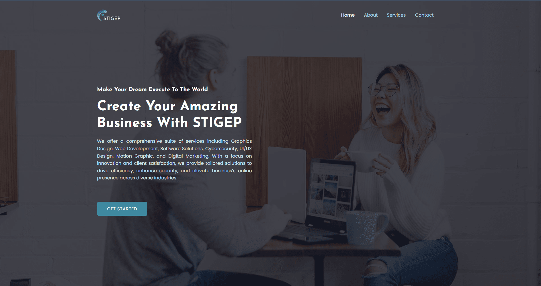 I created a website for a digital agency using Elementor. - WordPress Website by MD. AL AMIN | Professional Portfolio Project