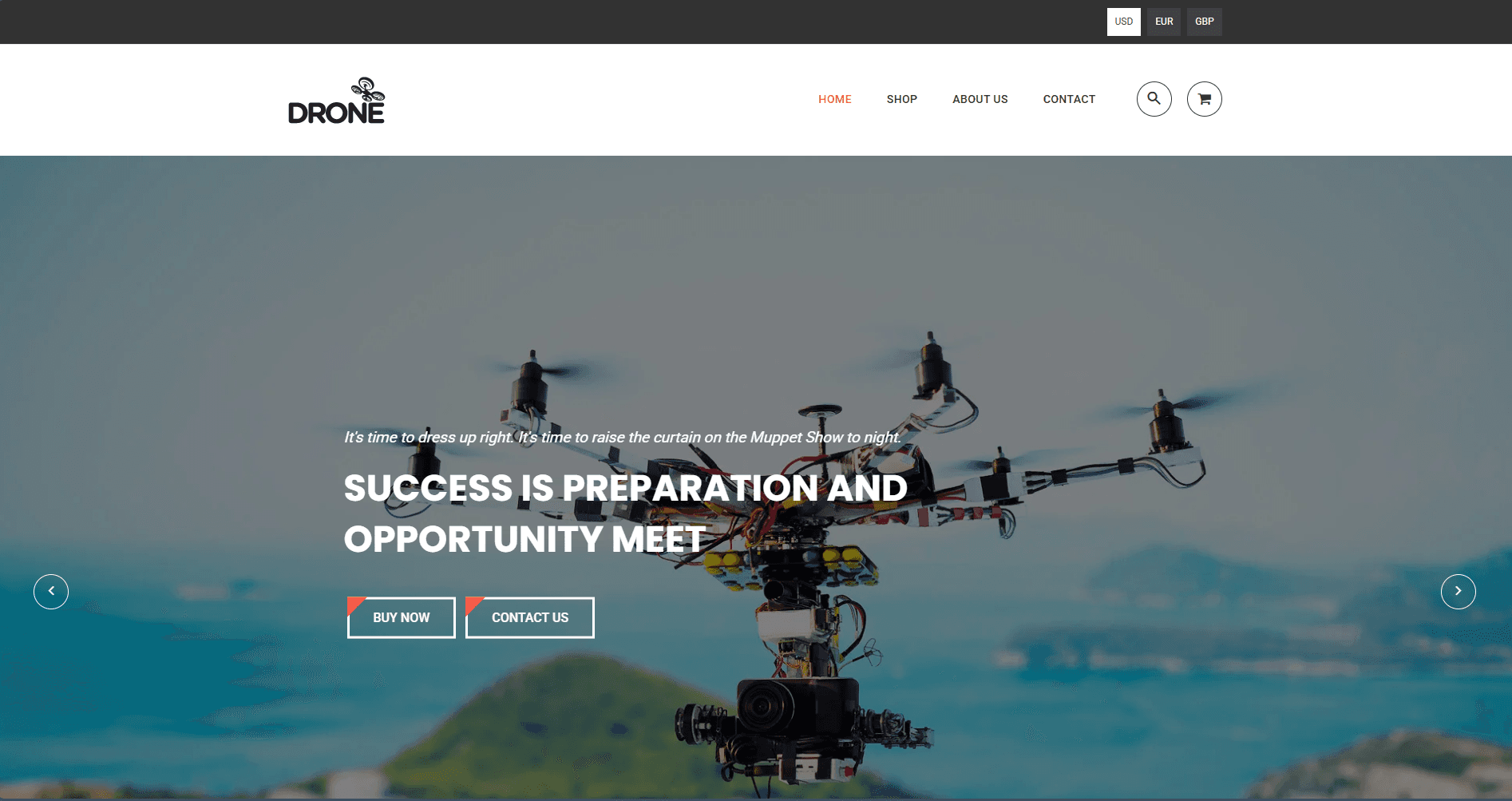 Custom Shopify Drone Store – High-Performance E-Commerce Development - Shopify Store by MD. AL AMIN | Professional Portfolio Project