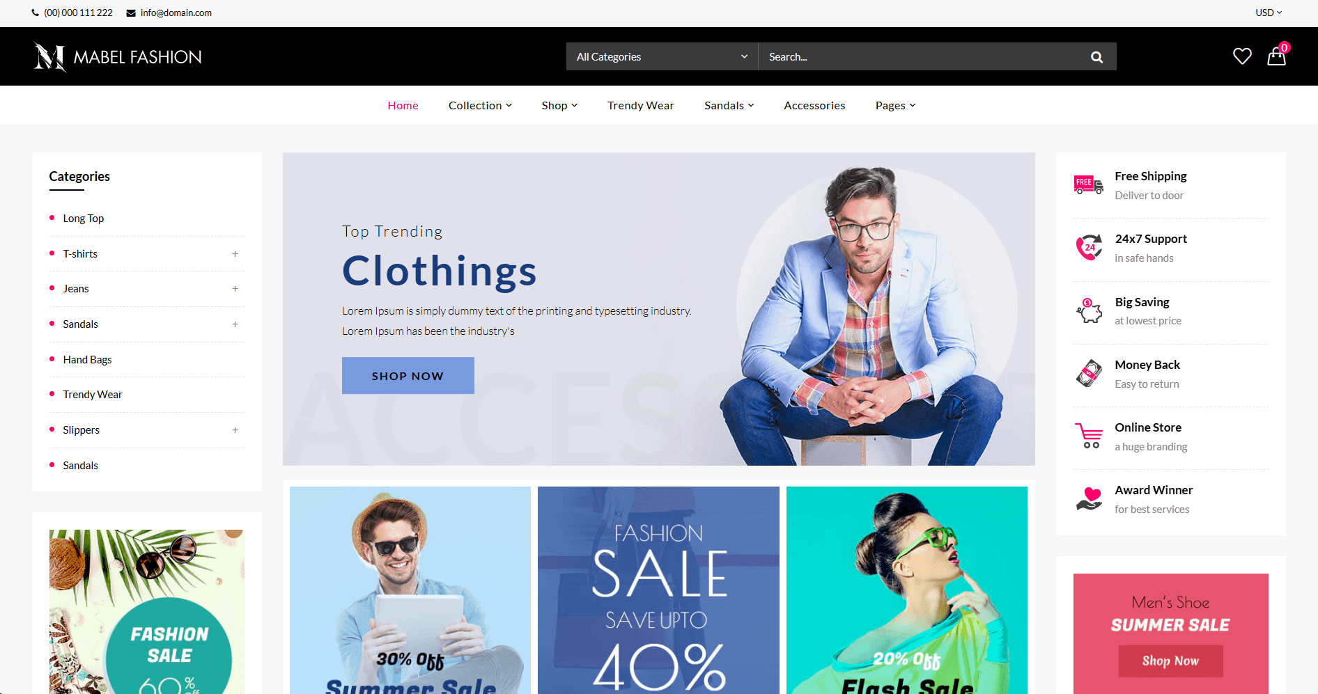 Custom E-Commerce Store – High-Performance, Scalable & Conversion-Optimized Design - E-commerce Website by MD. AL AMIN | Professional Portfolio Project