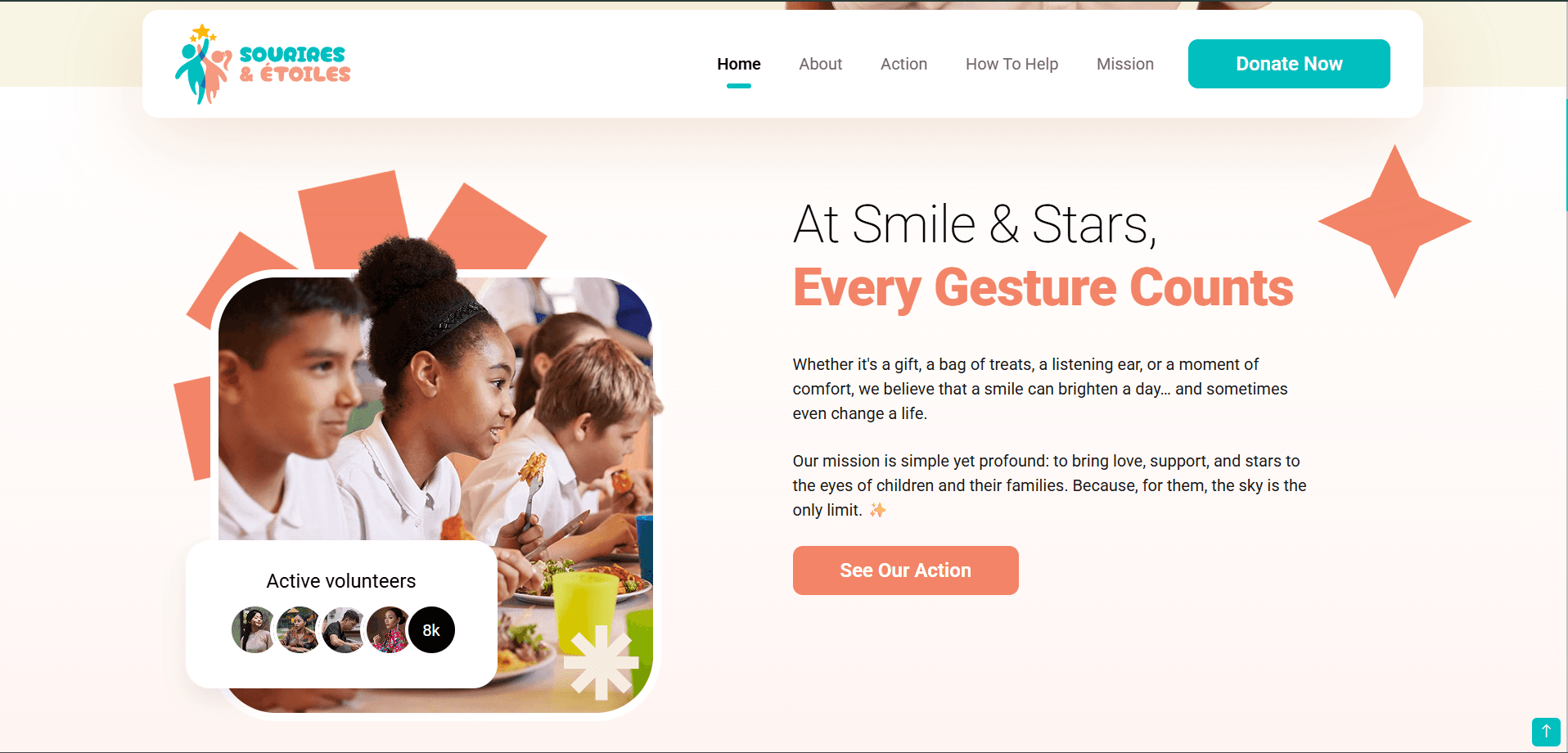 Non-Profit Charity Website - Frontend Development by MD. AL AMIN